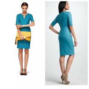 Diane von Furstenberg Wool Dress in a Very Beautiful Turquoise Color.